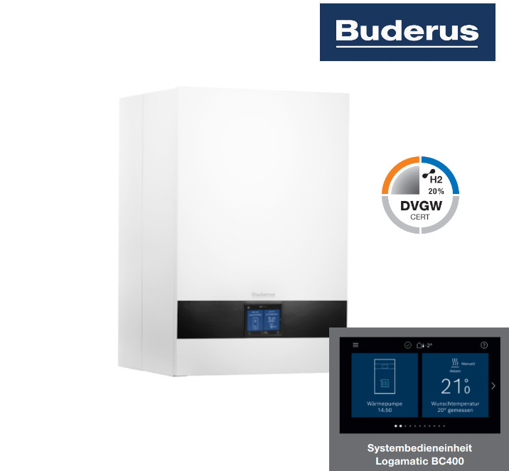 Raleo Buderus Gas Brennwertgerät Logamax plus GB172i 2 24 T50 H