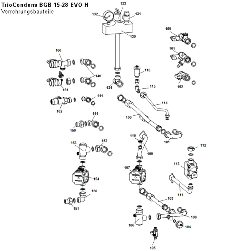 Verrohrungsbauteile