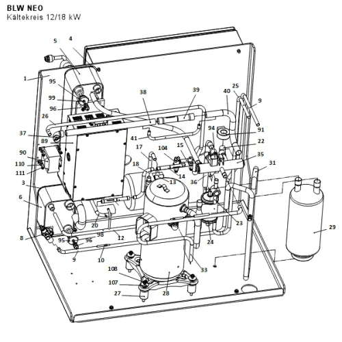 Kältekreis 12/18 kW