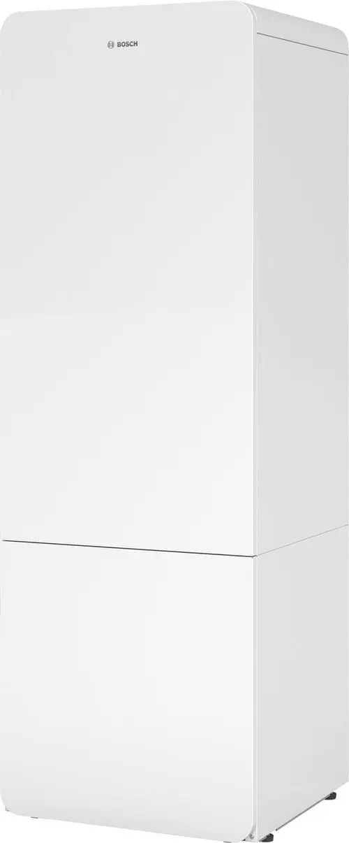 Bosch Kühlschrank in modernem, weißem Design mit unterem Gefrierfach, ideal für Küchen und zur Lebensmittelaufbewahrung.