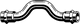 Kupfer-Überbogen von Viega, in gebogener Form, für Rohrverbindungen. Geeignet zur Integration in Sanitärinstallationen.