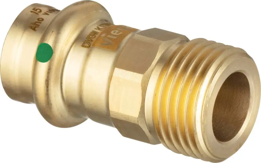Viega Sanpress Übergangsstück, Modell 2211.4, 15 mm x G 1/2"" - Image 3