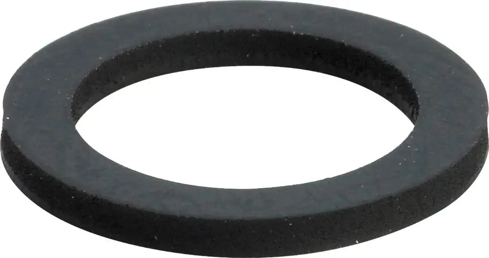 Schwarze Dichtung aus Gummi von Viega, ringförmig mit mittigem Loch, geeignet für Verbindungen in sanitärer Installation.
