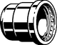 Edelstahlkappe in Rundform, geeignet für Rohrverbindungen, sichtbar das Viega-Logo. Anwendungsbereich im Sanitär- und Heizungsbau.