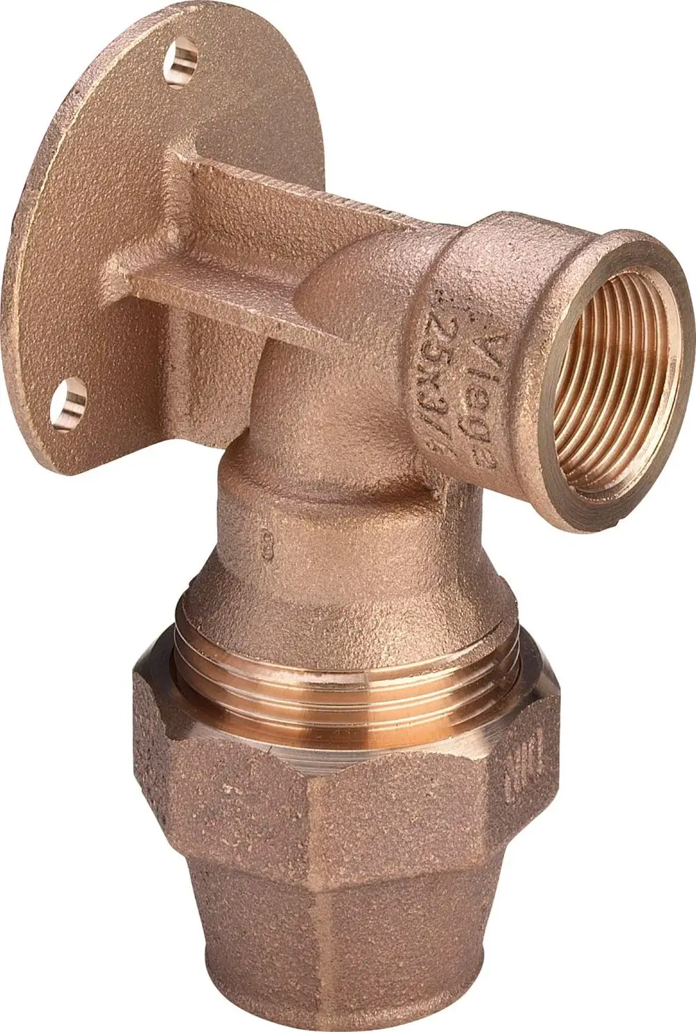 Viega Maxiplex-Wandscheibe, Mod. 9025.5 mit Rp-Gewinde, 20 mm x 1/2""IG, Rotguss - Image 2