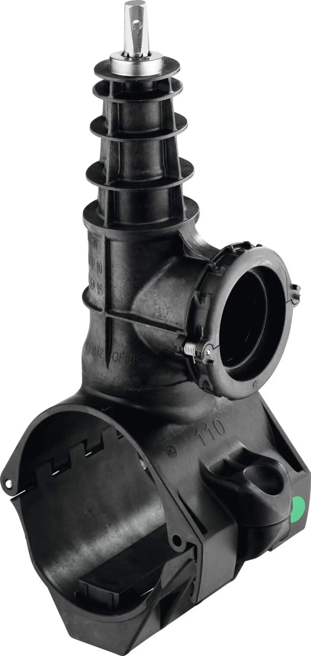 Geopress-Anbohrarmatur aus PVC mit einem zylindrischen Gehäuse und Anschlussmöglichkeiten. Produkt von Viega für 63 mm Rohrdurchmesser, ideal für Rohrsysteme.