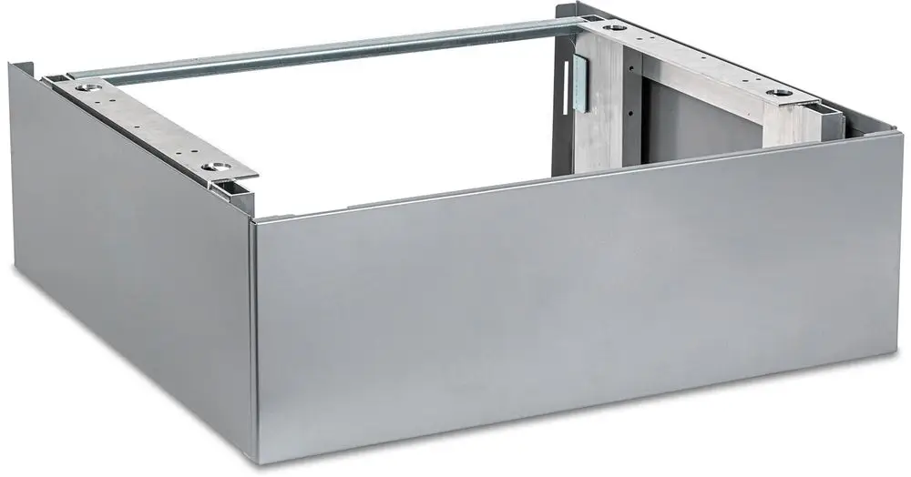 Zubehörteil in Silber, rechteckige Form, für Montage, geeignet für Solewärmepumpen von Bosch, ohne identifizierbare Maße oder spezifische Details auf dem Bild.