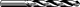 Zentrierbohrer mit spiraligem Design und gerader Schnittkante, gefertigt von Viega. Das Bild zeigt die Werkzeugaufnahme und die Bohrspitze klar im Fokus.