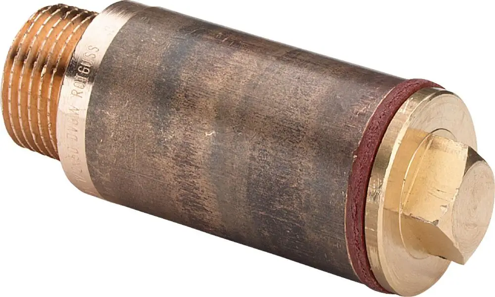 Hahnverlängerung aus Rotguss oder Siliziumbronze mit Gewinde, abgebildet in metallischem Stil. Produkt von Viega, geeignet für spezifische Installationen.