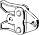 Viega Pressbacke aus Stahl mit phosphatierter Oberfläche, Modell 2799.7, auf neutralem Hintergrund.