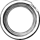 Mehrschichtverbundrohr in gerader Form, hergestellt von Viega, auf einer Rolle platziert. Klarer Blick auf die Rohrführung und Verbindungselemente.