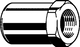 Megapress-Einsteckstück aus unlegiertem Stahl mit Zink-Nickel-Beschichtung, von Viega, in kompaktem Design für Verbindungsanwendungen und Rohrinstallationen.