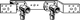Montageeinheit aus Rotguss und verzinktem Stahl, mit Anschluss für Rohrleitung, beschriftet mit Viega Logo, einfache Verbindungselemente für Rohrinstallationen.