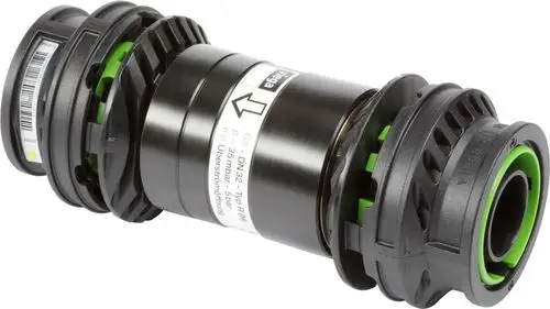 Gasstromwächter von Viega, schwarz mit grünen Akzenten und Beschriftung, für Rohrleitungstechnik, Geopress-K System.