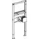 Geberit Element für Waschtisch, bestehend aus stabiler Rahmenkonstruktion mit integrierter Funktionsbox für elektronische Standarmatur, geeignet für Wandmontage.