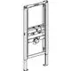 Geberit Duofix Element für Wandmontage, bestehend aus einer stabilen Metallkonstruktion mit integrierten Befestigungselementen für ein Urinal.