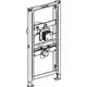 Geberit Duofix Element für die Installation eines Urinals, als Wandkonstruktion mit einer verdeckten Steuerung für den Wasserfluss.