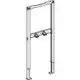 Geberit Duofix Element für die Montage von Wandarmaturen, bestehend aus einem stabilen Metallrahmen mit Anschlüssen für Wasserleitungen, für Dusche und Badewanne geeignet.