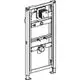 Geberit Duofix Element für Urinal, bestehend aus einem stabilen Rahmen mit integrierter Steuerungseinheit und Montageelementen. Ideal für den Einbau in Wänden.