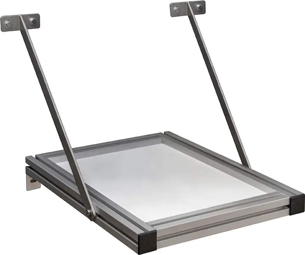 Wandkonsole aus Metall mit zwei Halterungen, geeignet zur Befestigung an Wänden, hergestellt von Grünbeck. Die Oberfläche ist schlicht und funktional gestaltet.