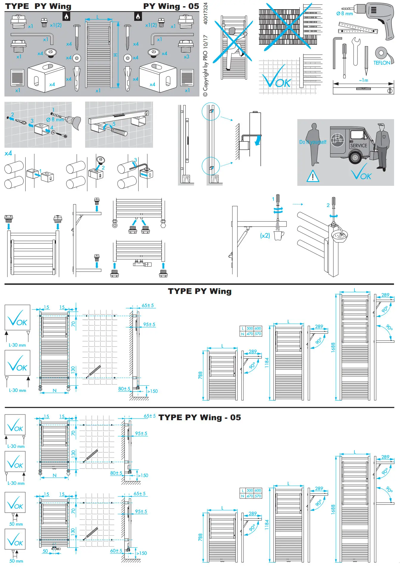 Zehnder Badheizkörper mit gebogenem Design, Montageanleitung und Abmessungen. Zeigt verschiedene Ansichten und Installationsdetails für die optimale Befestigung.