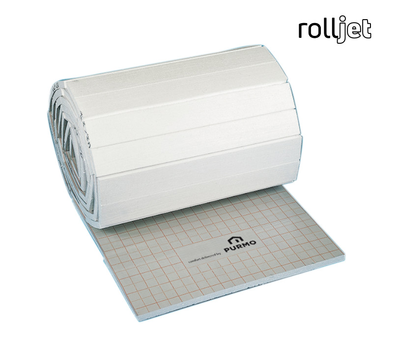 Raleo - Purmo rolljet 20-2 mm DES sg, Wärme-Trittschall-Dämmrolle,  Liefermenge 15 m2, FBMC420100150000