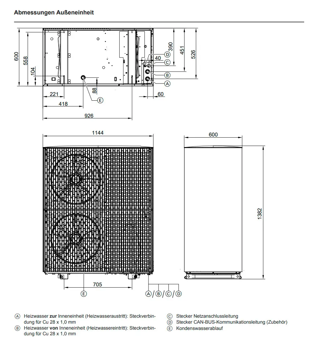 Viessmann Vitocal 250 A W rmepumpe 9 7kW 400V Monoblock Z022166 Raleo