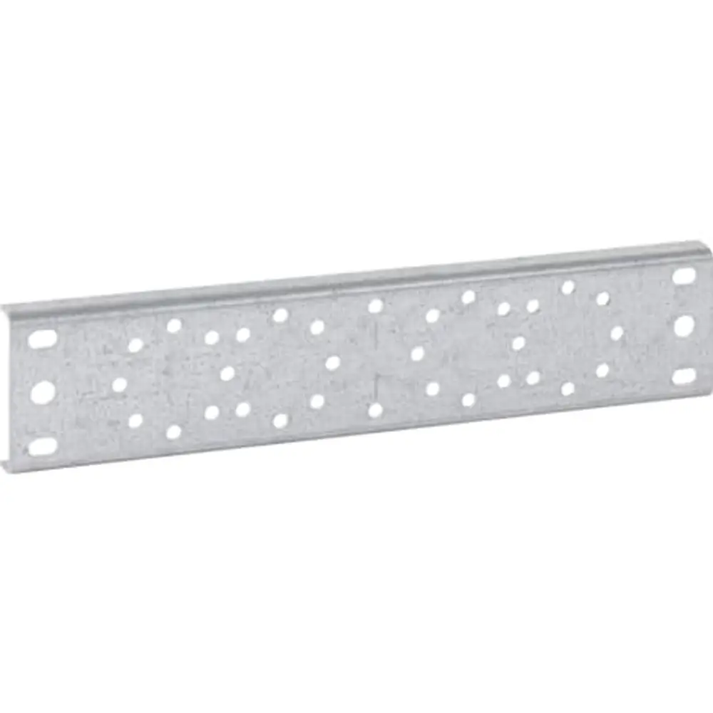 Geberit Montageplatte aus Metall, mit mehreren Löchern zur Befestigung, ideal für verschiedene Anwendungen in der Installationstechnik.