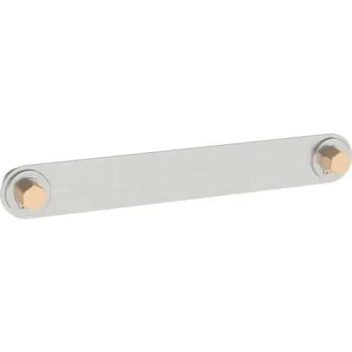 Edelstahl Montagehilfe mit zwei Sechskantköpfen, passend für Gaszähleranschlüsse. Produkt von Geberit.