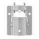 Aufhängezarge mit Schnappfunktion, geeignet für 8-25 L-Gefäße. Abgebildet ist ein Montagesystem aus Metall, beschriftet mit "FLEXCON MB". Marke: Flamco.