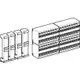 Klemmblock von Geberit, bestehend aus mehreren Steckplätzen, die in einer modularen Anordnung angeordnet sind, zur Verwendung in Verbindung mit Gateways.