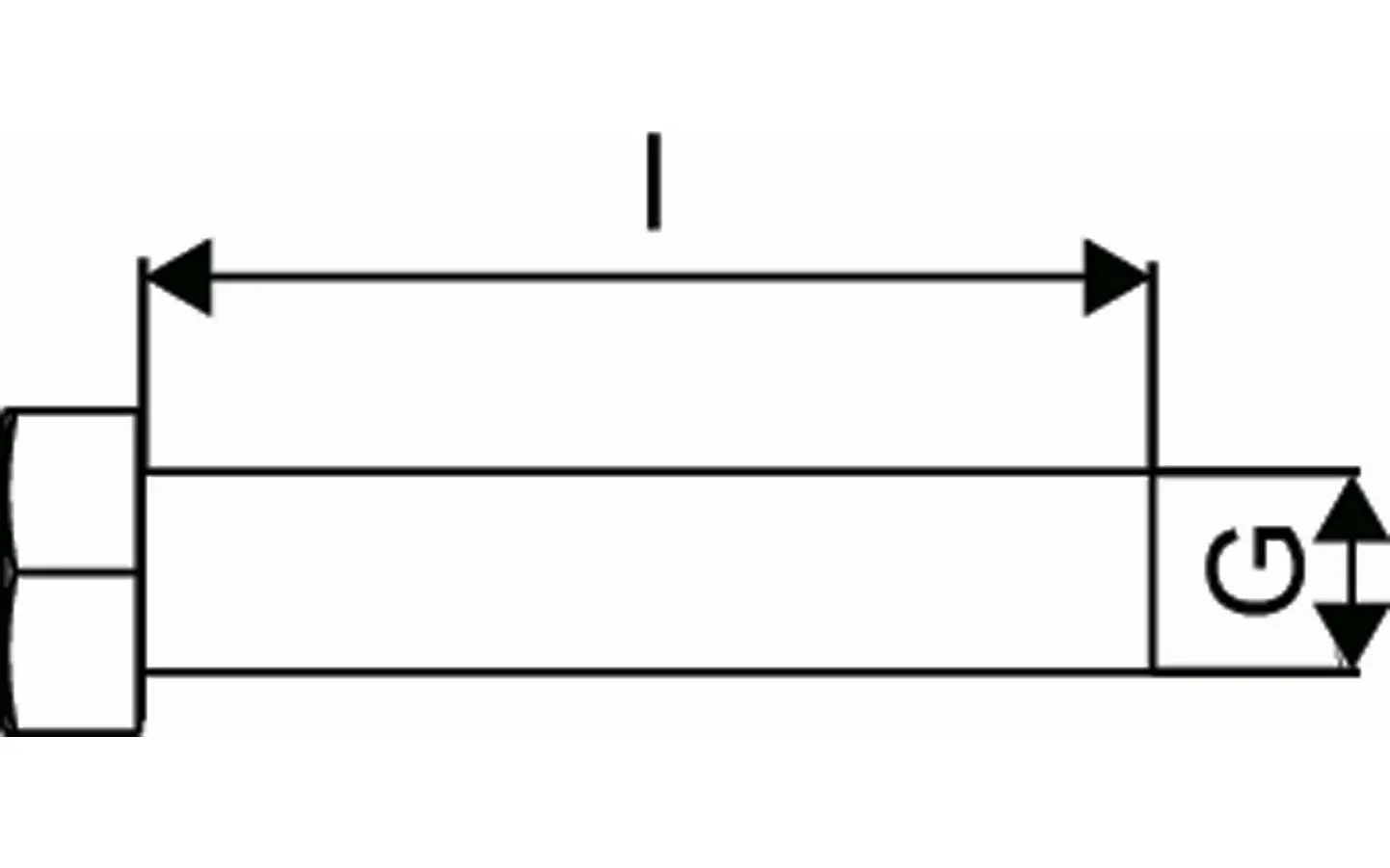 Schrauben-Set von Uponor, abgebildet als schematische Darstellung mit den entsprechenden Detailmaßen für eine präzise Anwendung.
