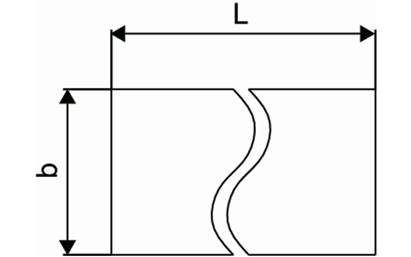 Weißes Schrumpfband mit gewellter Struktur, auf einer transparenten Rolle. Logo der Marke Uponor sichtbar.