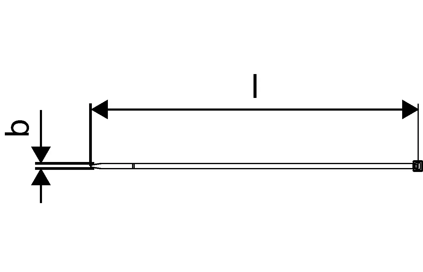Rohrbinder mit zwei Pfeilen zur Anzeige der Befestigungspositionen, dargestellt in einer technischen Zeichnung. Marke Uponor.