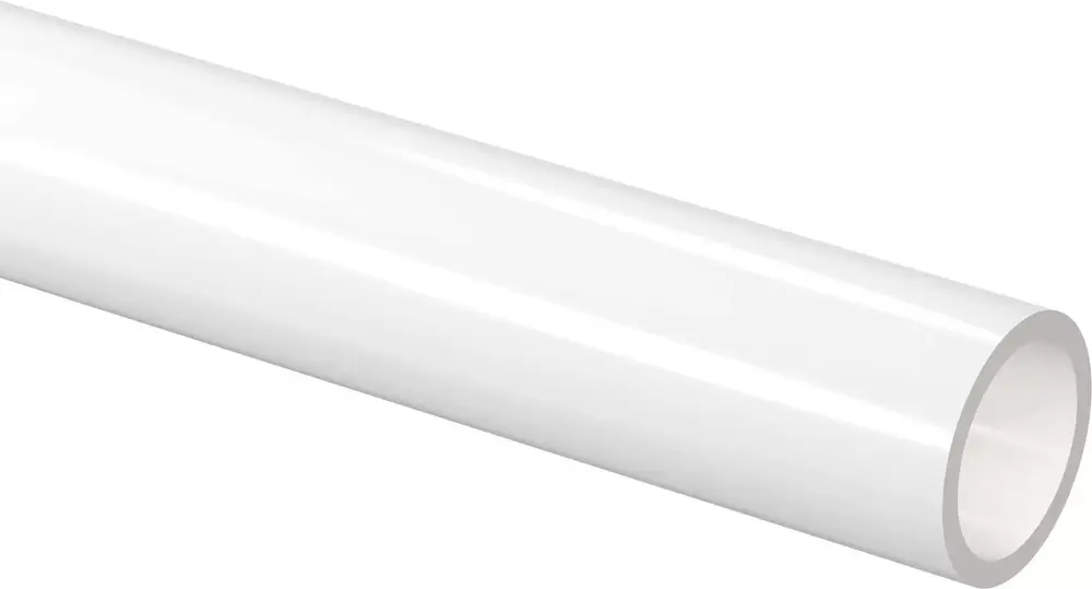 Weißes, gerades Rohr von Uponor mit glatter Oberfläche, ohne sichtbare Maße oder Kennzeichnungen. Ideal für Installationen in verschiedenen Anwendungen.