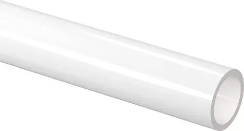 Weißes, gerades Rohr von Uponor mit glatter Oberfläche, ohne sichtbare Maße oder Kennzeichnungen. Ideal für Installationen in verschiedenen Anwendungen.
