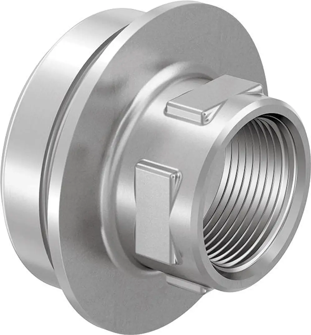 Metalladapter mit Außengewinde und zylindrischer Form. Geeignet für Rohrverbindungen. Hersteller: Uponor.