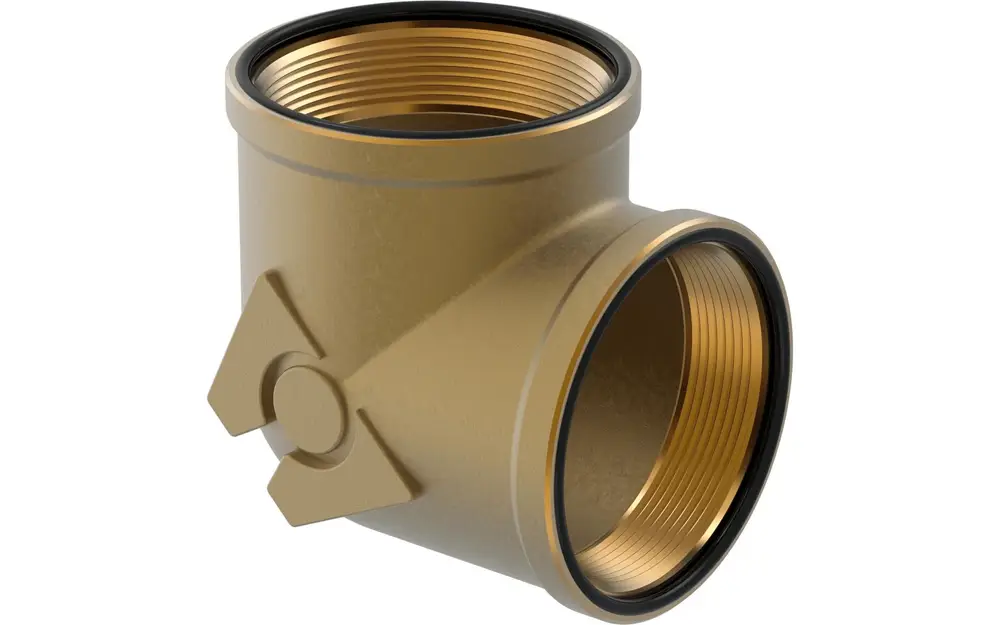 Messing Winkelstück mit Innengewinde, geeignet für Rohrverbindungen. Produkt von Uponor, zweckmäßig für Sanitär- oder Heizungsinstallationen.