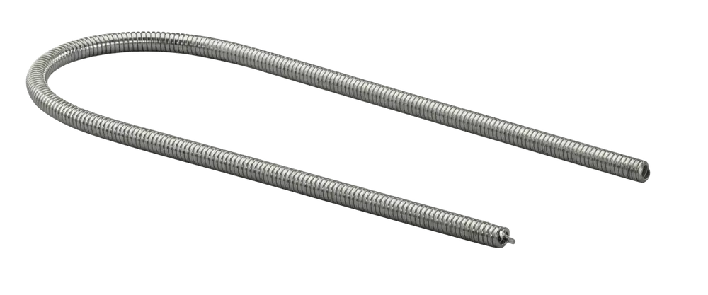 Flexibles Metallrohr mit gewellter Oberfläche, geeignet für verschiedene Anwendungen, hergestellt von Uponor.