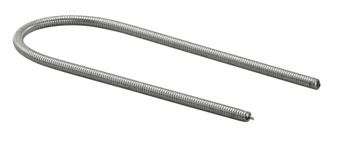 Flexibles Metallrohr mit gewellter Oberfläche, geeignet für verschiedene Anwendungen, hergestellt von Uponor.