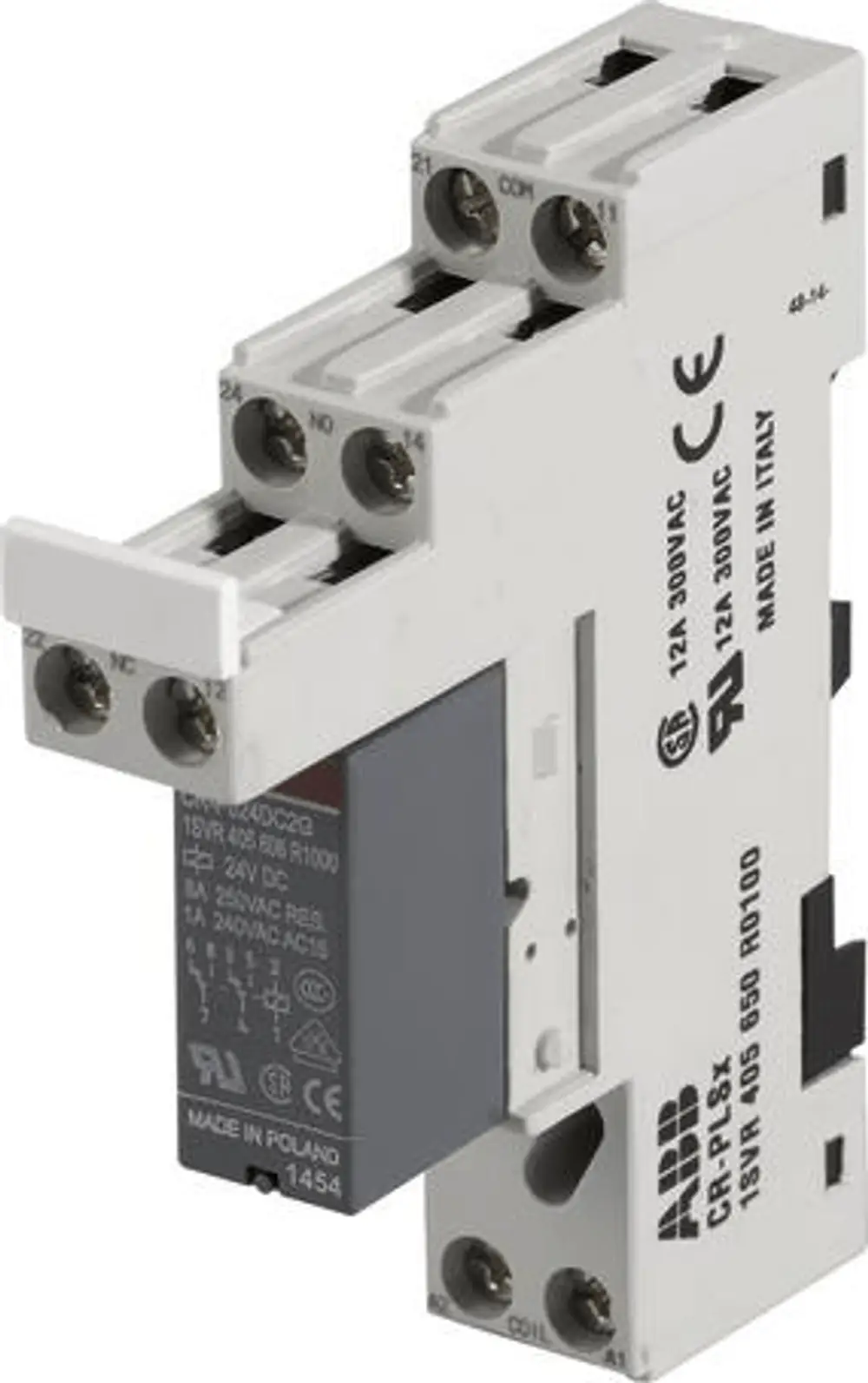 Smatrix Schaltmodul in kompakter Bauweise, verwendet für die Steuerung von Heizungs- und Klimaanlagen, hergestellt von Uponor. Design zur einfachen Integration in Equipmentsysteme.