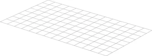 Stahlmatte mit quadratischem Gitterdesign, gleichmäßigen Linien, in neutralem Farbton. Produkt von Uponor, geeignet für verschiedene Anwendungen.