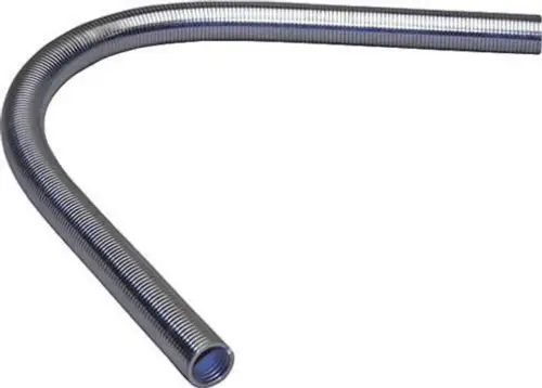Flexibles Metallrohr in gebogener Form, geeignet für verschiedene Anwendungen. Produkt von Uponor für individuelle Biegeeinsätze.