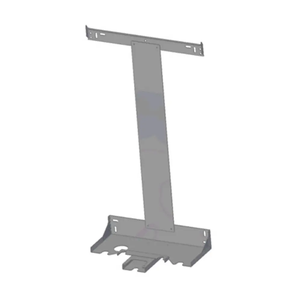 Montagerahmen aus Metall für die schnelle Installation von Gas-Heizwertgeräten, geeignet für Modelle von Brötje, mit Basis und vertikalem Element zur Wandmontage.