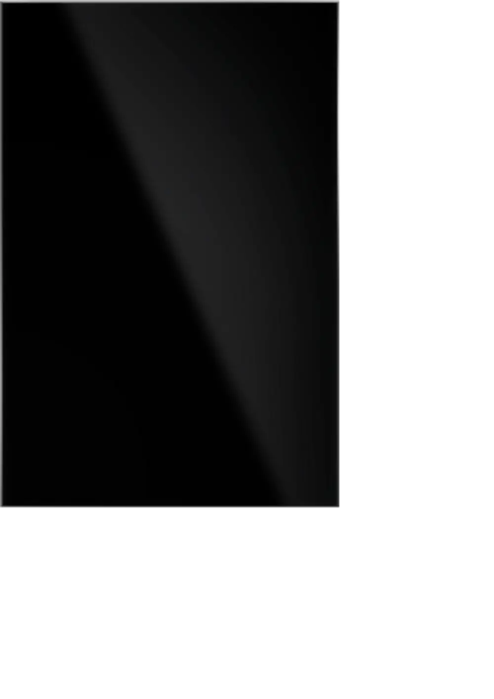 Schwarze Strahlungsheizung von Stiebel Eltron, rechteckige Form, glatte Oberfläche, geeignet zur Wandmontage, minimalistisch designte Heizlösung.