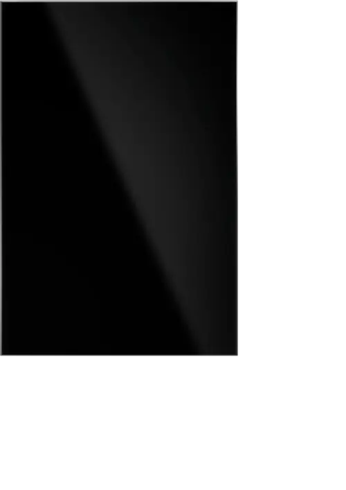 Schwarzer, glänzender Hintergrund mit leichter Lichtreflexion, dargestellt in einem rechteckigen Format.