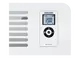 Weißer Wand-Konvektor von Stiebel Eltron mit digitalem Display, Temperaturanzeige und Bedienelementen in einem modernen Design. Gerätemontage erfolgt an der Wand.