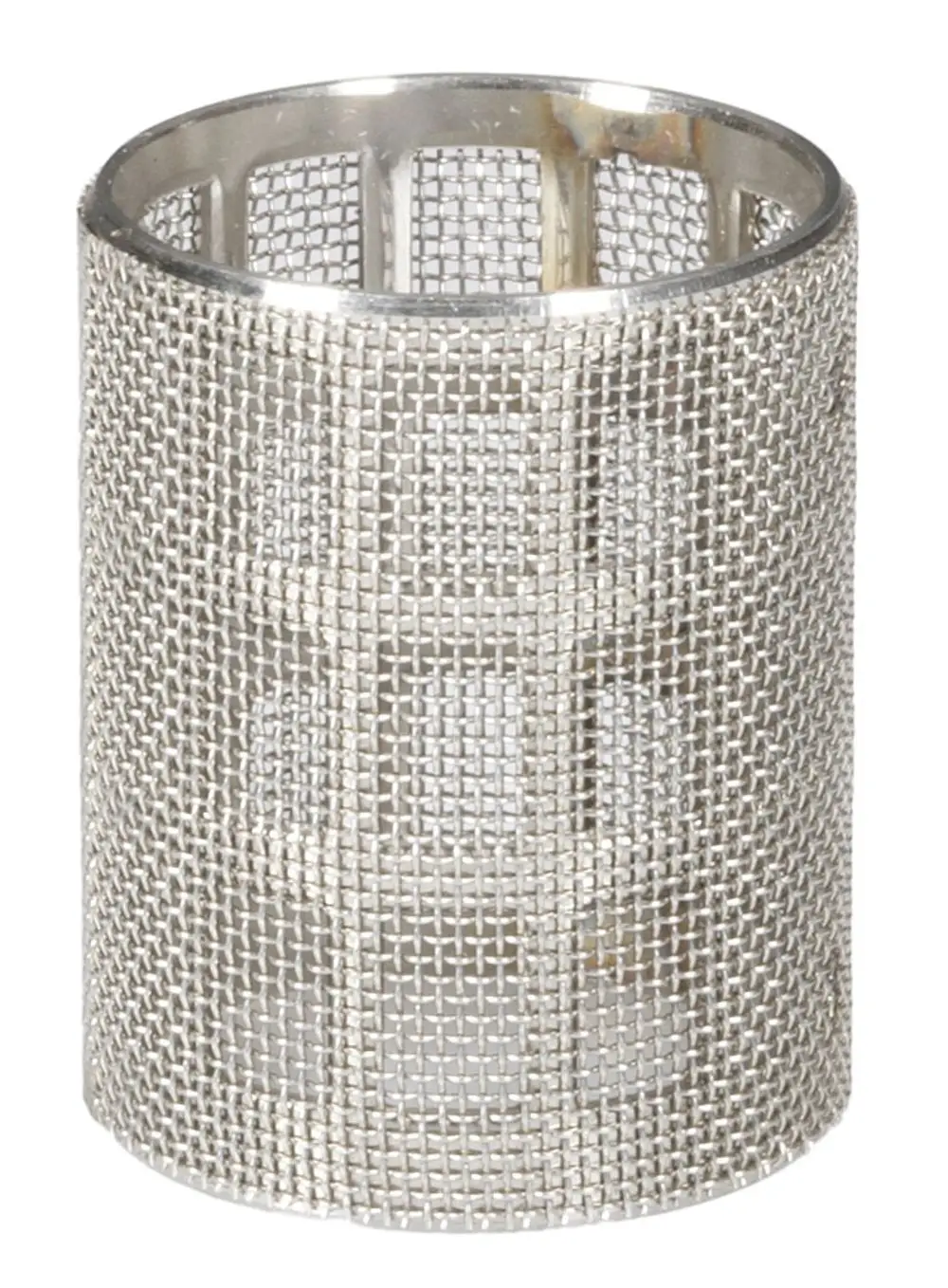 Ersatzsieb aus metallischem Gewebe von Resideo, zylindrische Form mit gleichmäßigen Öffnungen zur Filtration oder Abdeckung.