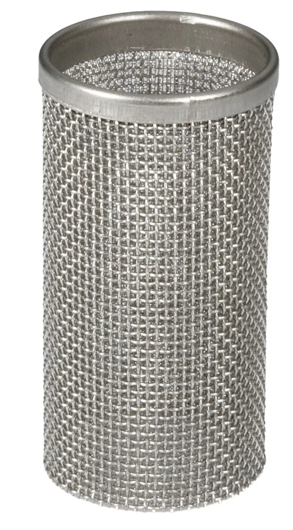 Edelstahl-Sieb mit feinem Gitterdesign, geeignet für Wasserfiltration. Teil des Resideo-FY30 A-Systems zur effizienten Filtration von Flüssigkeiten.