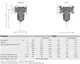 Feinfilter von Resideo mit Flanschen, rückspülbar, für Rohrdurchmesser DN65 bis DN125. Technische Daten und Maße für verschiedene Varianten dargestellt.